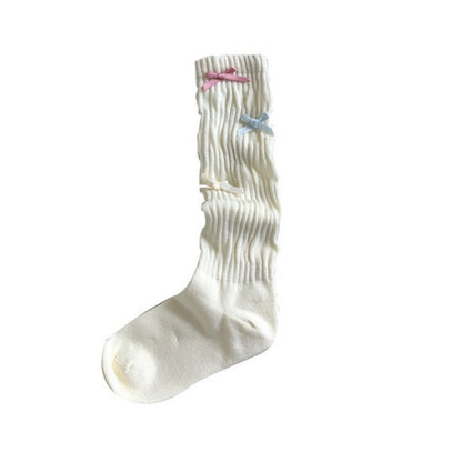 Liora Bow Cotton Socks