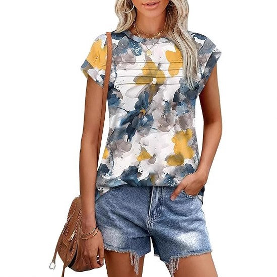 Liora Floral Print Tee