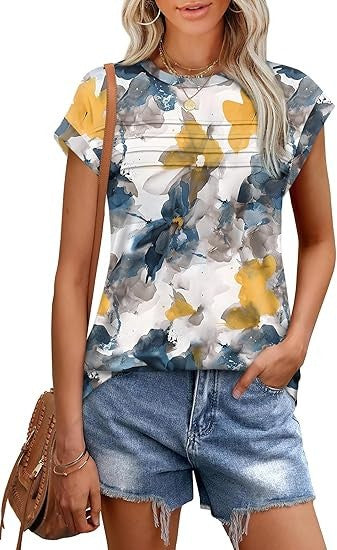 Liora Floral Print Tee