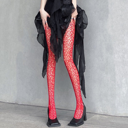 Seraphina Cobweb Mesh Stockings