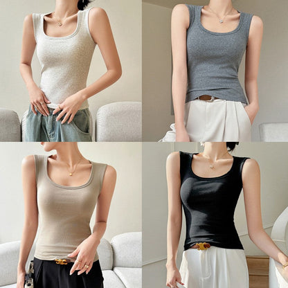 Serena Cotton Padded Tank Top