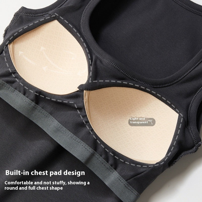 Serena Cotton Padded Tank Top